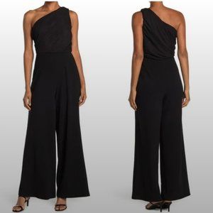 Love X Design Ava One-Shoulder Wide Leg Jumpsuit Size Medium
